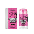 Sparkling Sequins Glitter Gel Stick 6 Colors Washable Highgloss Shine Body Hair Glitter Gel Festival Makeup for Halloween Party