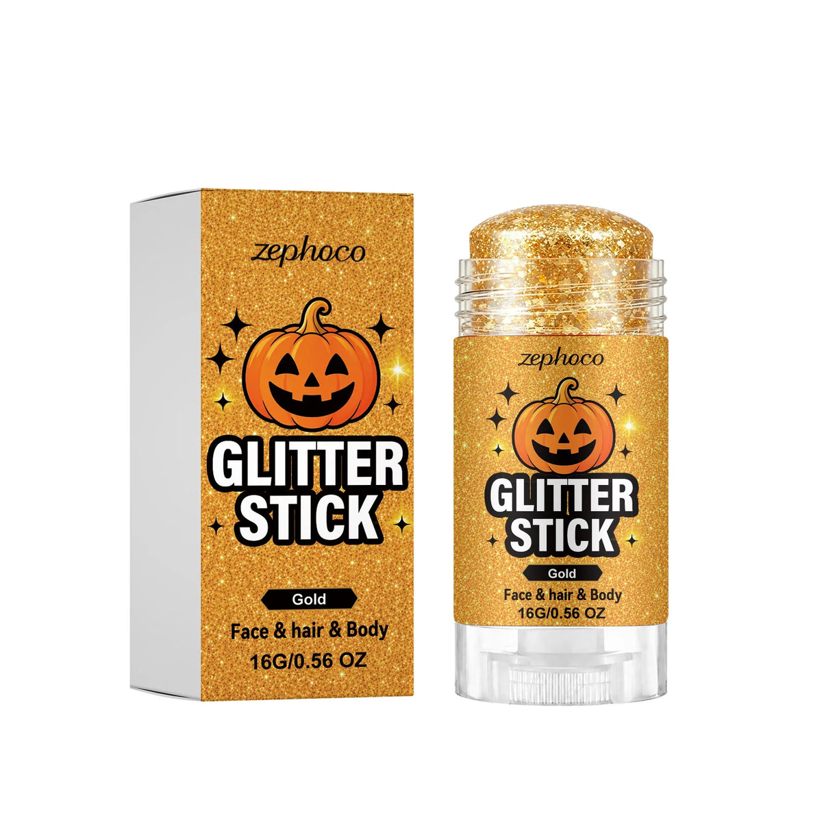 Sparkling Sequins Glitter Gel Stick 6 Colors Washable Highgloss Shine Body Hair Glitter Gel Festival Makeup for Halloween Party
