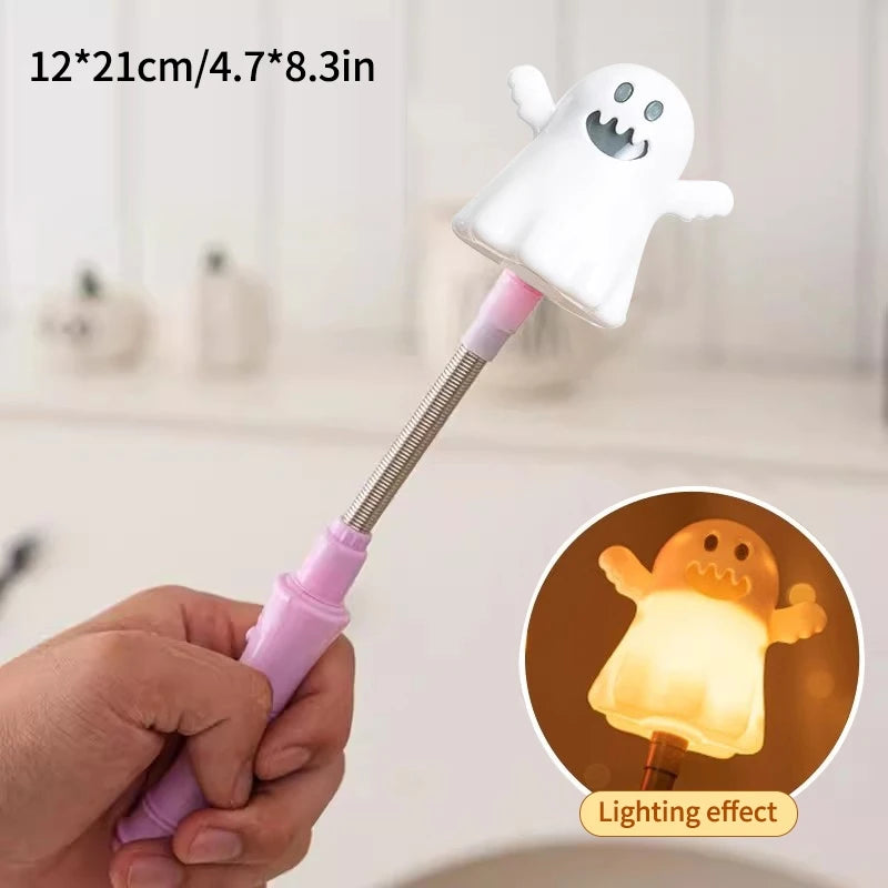 Halloween Party Decoration Halloween Hand Shaker Sticks Pumpkin Ghost Stick Gift Party Favor Gifts Party Supplies