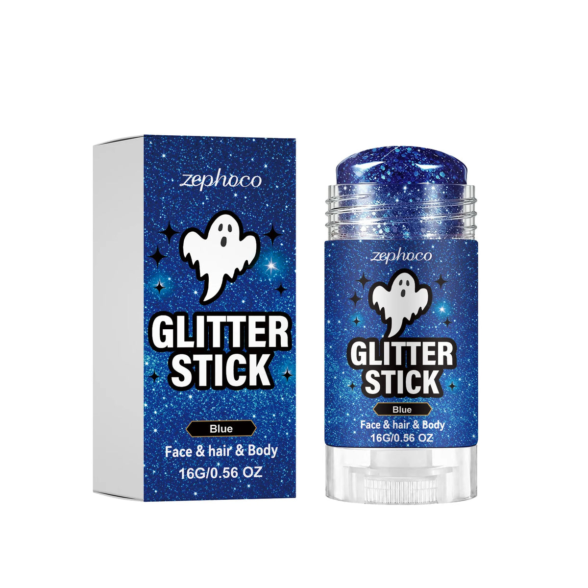 Sparkling Sequins Glitter Gel Stick 6 Colors Washable Highgloss Shine Body Hair Glitter Gel Festival Makeup for Halloween Party